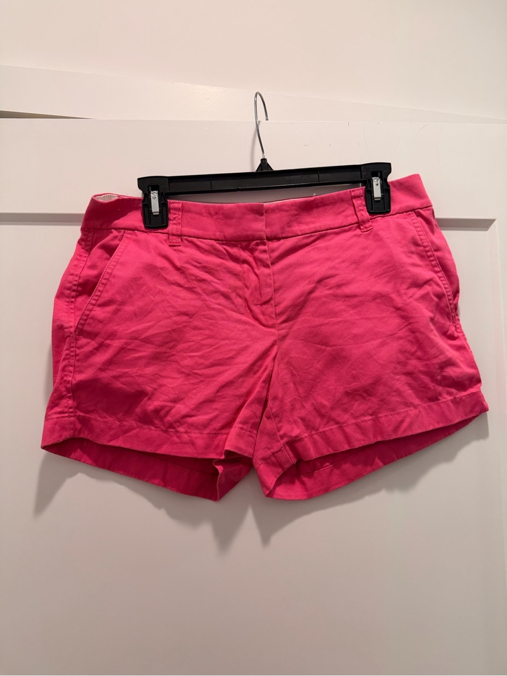 J. Crew Women’s Bright Pink Cotton Bermuda Shorts
